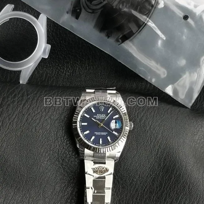 WKD factory top watch Rolex Datejust 41mm blue dial 126331 real shot photo