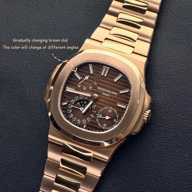 UMI factory Patek Philippe Nautilus5712 top-tier watch comparison Genuine difference braceletlive photos