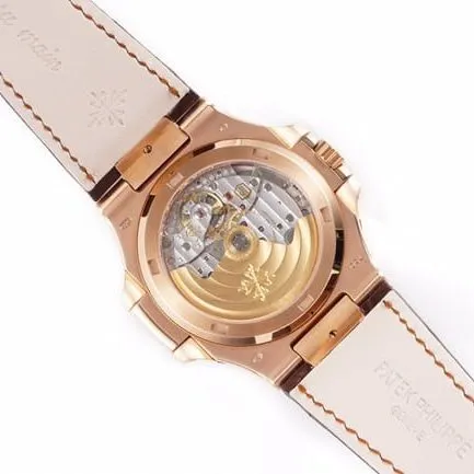 3K Factorytop-tier watch Patek Philippe men's brown plate brown belt automatic winding watch movement picture