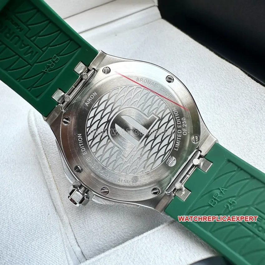 Amy 1:1super clonegreen dial rubber model AI6057front live photo