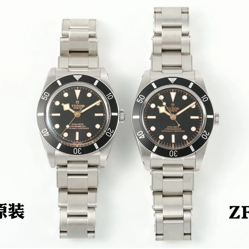 ZF Factory Tudortop-tier watch Biwan Black Flower M79000N real and fake comparison review appearance live photos