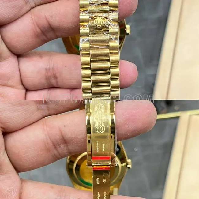 top-tier watch CBD factory RolexDay-Date3255 mechanical green dial40mmfront live photo