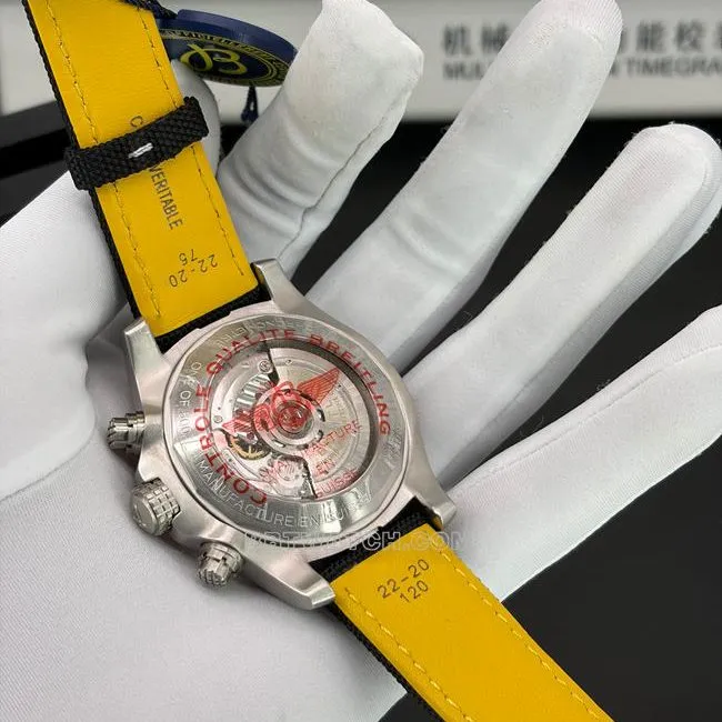 top-tier watch BLS factory Avenger Breitling gray plate chronographfront live photo