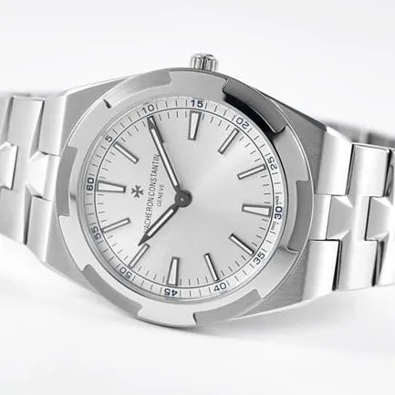 8F factory Vacheron Constantintop-tier watch automatic movement men's white dialrubber strap ultra-thin series watch front view