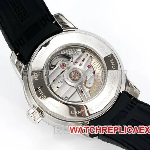 Watch Super Ocean Culture BLS Factory Breitlingblack Dial Rubber Braceletfront Live Photo