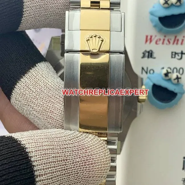 1:1replica watch GMT-MasterVS FactoryRolex gold preserved egg ring 3285 mechanical front live photo