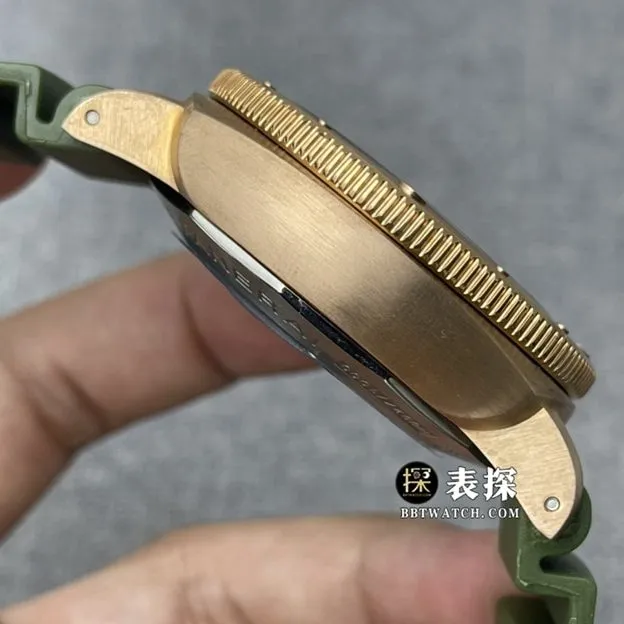 VS FactoryPanerai Special Edition PAM 003821:1top-tier watch men's green dial rubber model pictures and prices clasplive photos