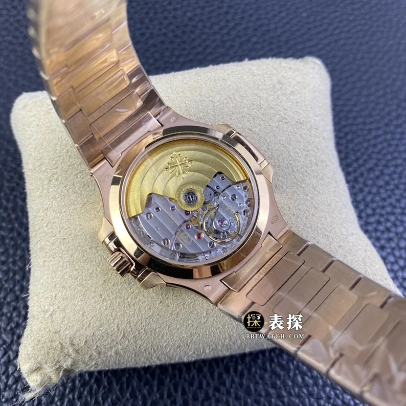 3KPatek Philippe sports elegant series 7118top-tier 1:1high-quality watch ladies gold brown steel bracelet model pictures and prices front live photo
