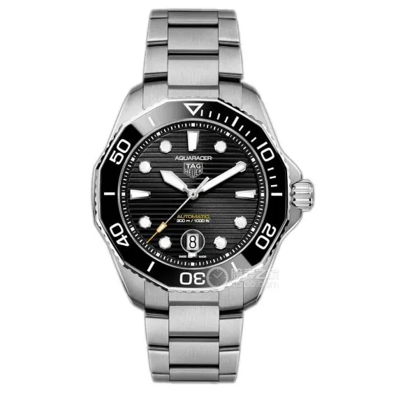 TAG Heuer Aquaracer top-tier 1:1high-quality replicablack dialsteel bracelet model WBP201A.BA0632front live photo