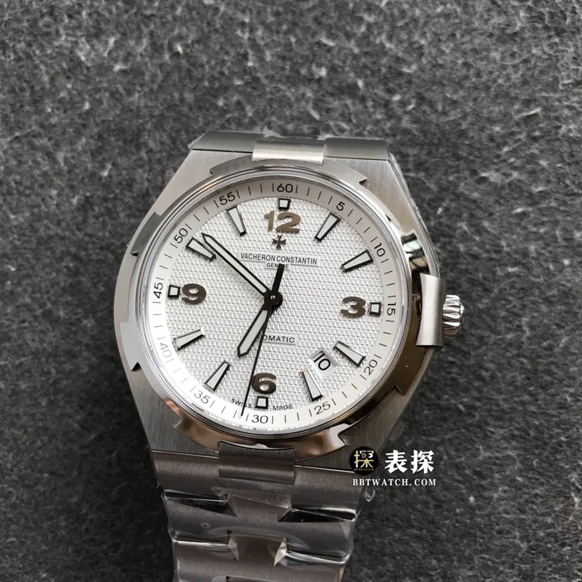 MKSVacheron Constantin watch men's white dialsteel bracelet pictures and prices front live photo