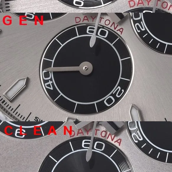 C factory Ditoner new cement gray 4131 movement top collectible watches real and fake comparison review