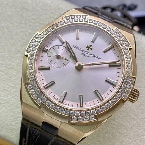 top-tier real diamond replicaVacheron Constantin series small model women's watch front view