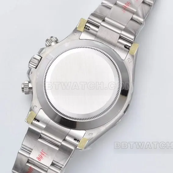 C factory RolexDaytonatop-tier replicawhite gold blue cat m116509-0071caseback live photo