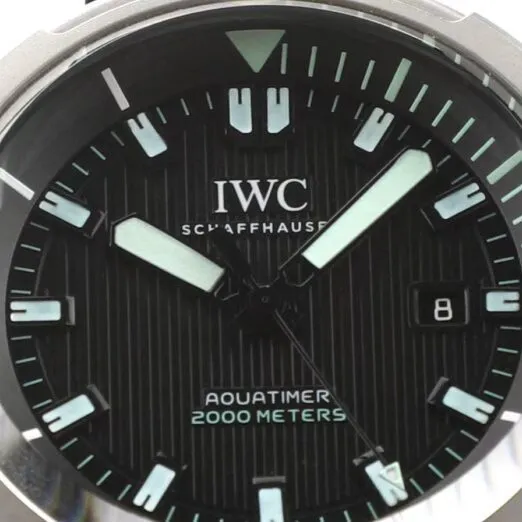 Top IWC Aquatimer 2000 automatic men's watch side view