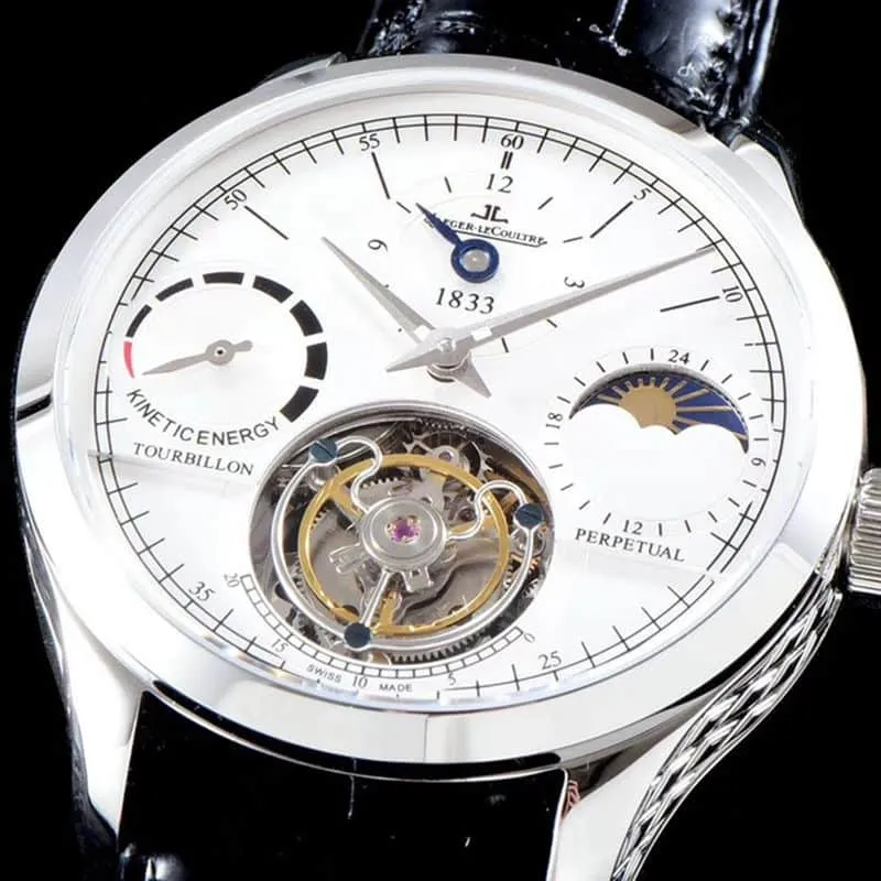 Jaeger-LeCoultrehigh-quality watch master series Q5046520 automatic genuine tourbillon men's watch front view