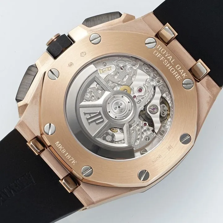 Audemars Piguet ceiling, apf offshore watch, front view