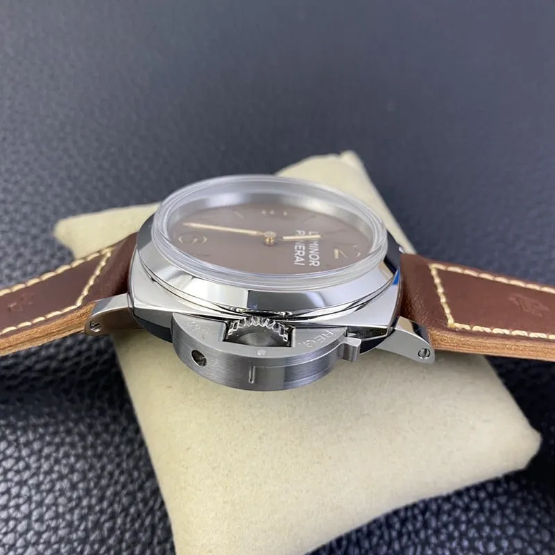 SF factory Paneraireplicapam00663 watch p3000 hand winding movement retro coffee tray front view