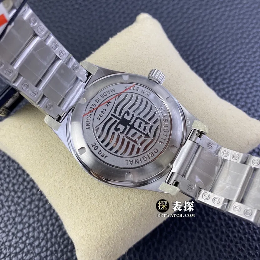 Glashütte Original top-tier watch men's blue dialsteel bracelet picture and price front live photo