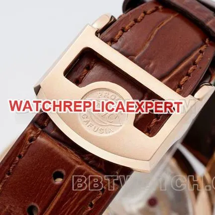 watch APS factory Portugal IWC perpetual calendar white dialrose goldcaseback live photo