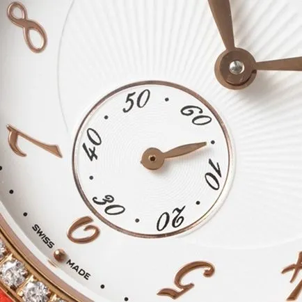 top-tier Hermès women's white dial blue belt women's classic watch series leather strap watch front view