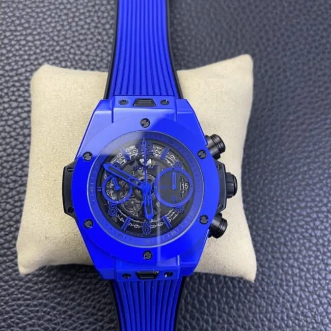 top-tier replicaZFHublot watch BIG BANG Unico Big Bang series color ceramic watch movement picture