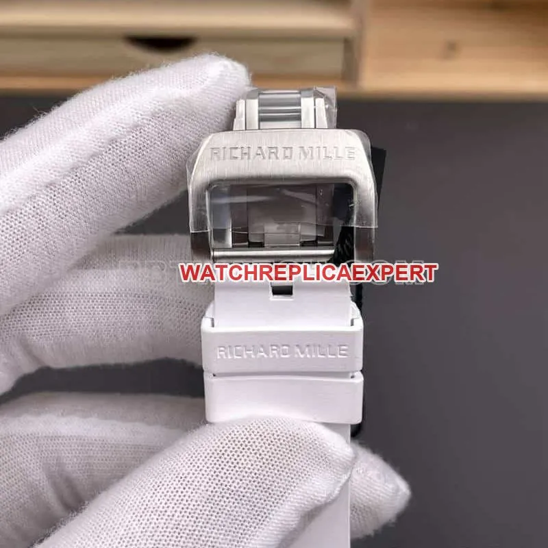 RM factory Richard Mille men's 1:1super transparent crystal RM35-01side live photo