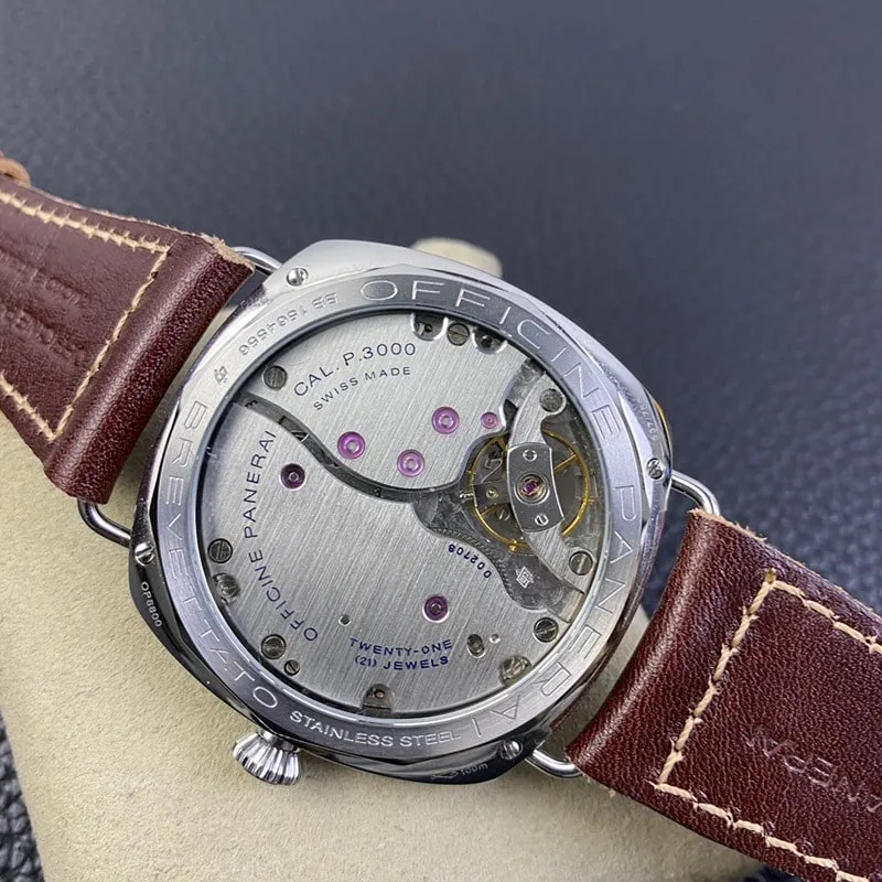 SF factory Paneraireplicapam00662 watch p3000 hand winding movement retro coffee tray front view