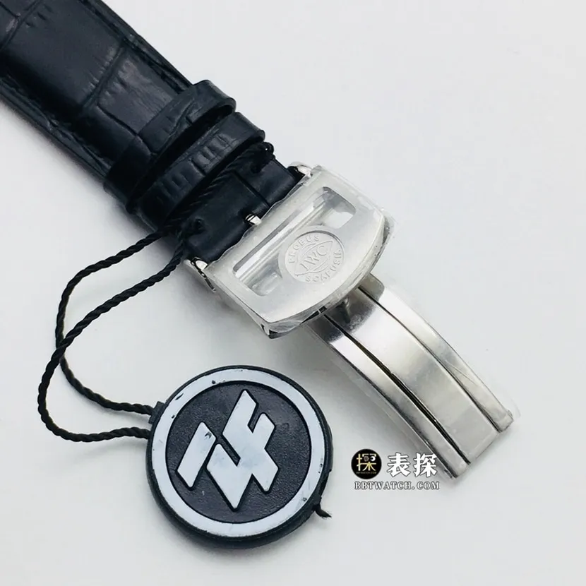 ZF FactoryIWC watch Portuguese watch men's blue dialleather strap model pictures and prices front live photo