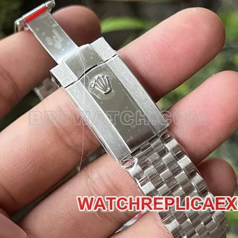 ERF Factory Rolex Gray Dial 3235 Mechanical 41mm President Watch collectible Front Real Shot