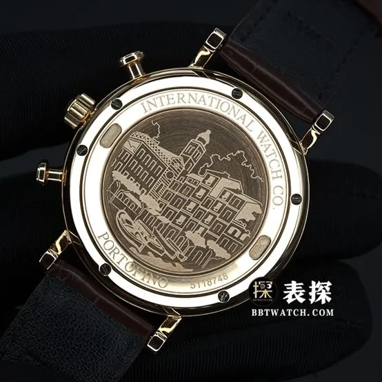 Universal Portofino Top collectible watches Men's Mechanical 6-Hand Chronograph White Plate strap models Pictures and Prices Front View Photos