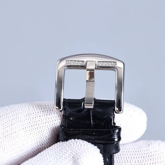 top-tier real diamond Anglia time series skull watch side view