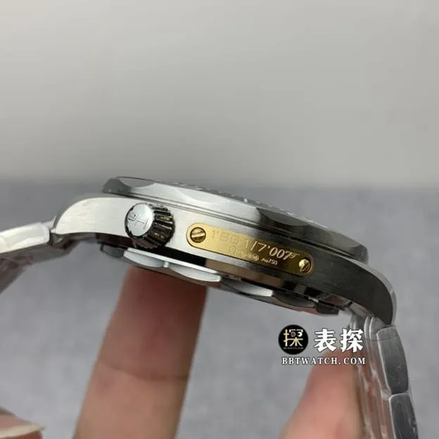 OR factory OmegaSeamastertop-tier watch men's black dial laser engraved barrel pattern steel bracelet model pictures and prices front live photo