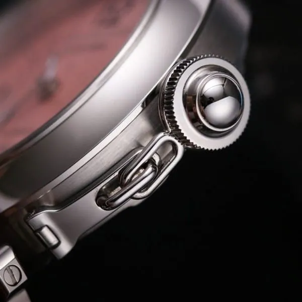 V9 FactoryCartierhigh-quality watch Pasha series W31074M7ladies' watch mechanical pink dialmovement picture