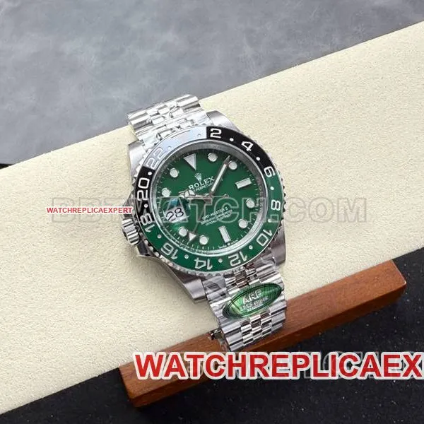 Rolextop-tier watch ARF FactoryGMT-MasterGMTgreen dial3285movementbraceletlive photos