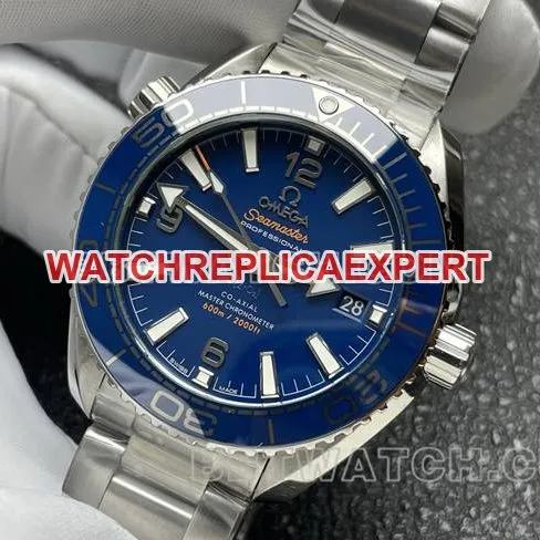 top-tier watch VS FactorySeamasterblue dial8800 mechanical 39.5mmfront live photo