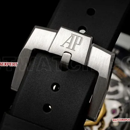 top-tier watch Diw factory Royal Oak Audemars Piguet gray plate chronograph mechanical front live photo