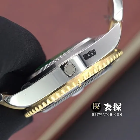 Rolex1:1 watch, vs Sea-Dweller watch, side live photo