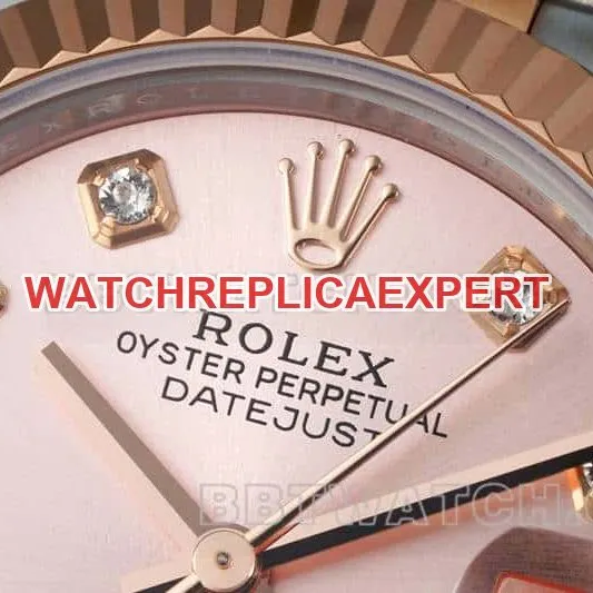 ARF FactoryRolex log top-tier 1:1super clonerose gold plate 31mm gold five-grid chain link 278271front live photo