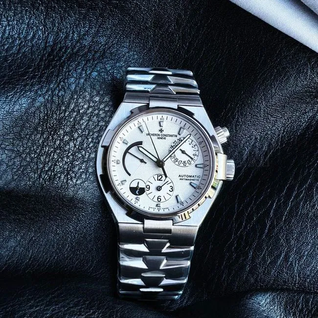 1:1replica watch KR factory Vacheron Constantin travels all over the world white dial47450front live photo