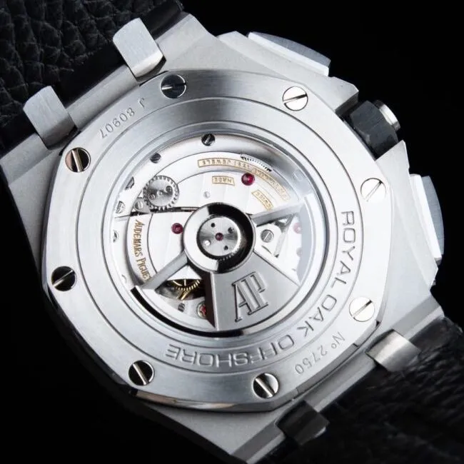 top-tier replicaAPFAudemars PiguetRoyal Oak Offshore 26400 watch top-tier white steel front view