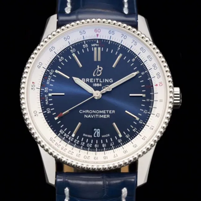 V7 Factory Breitling Aviation Chronograph 1 Series 41mm Watch Authentic and Fake Comparison Evaluation Crystal Picture