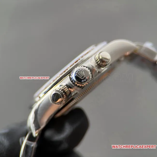 CBD factory 1:1replica watch RolexDaytona ice blue dialsteel bracelet4131front live photo