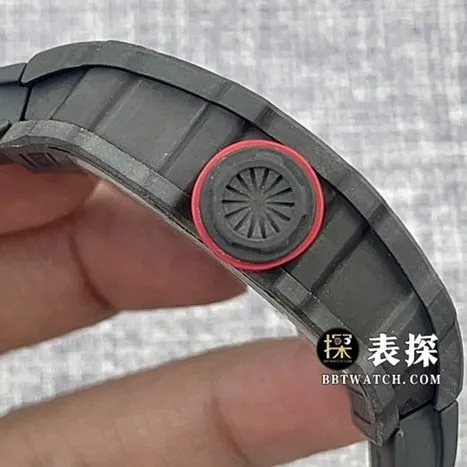 T+ Factory Richard Mille Men's RM 35-02 Super A watches men's skeleton disk rubber models pictures and price buckle real picture