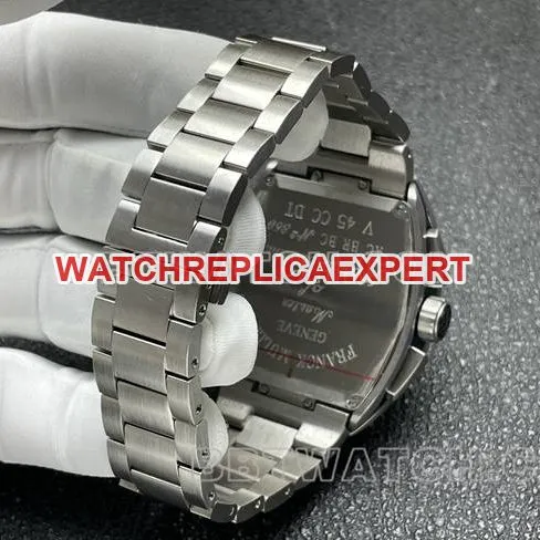 top-tier watch Franck Muller ABF factory V45black dial steel braceletfront live photo