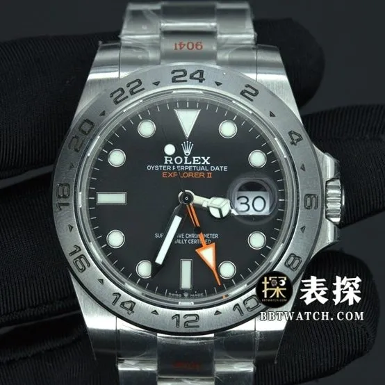 GM FactoryRolex Explorer top-tier 1:1super watch men's black dialsteel bracelet picture and price caseback live photo