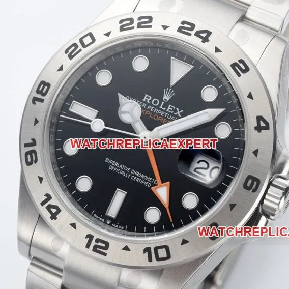 VS FactoryRolex explorer top-tier 1:1super clone2024 new black dial226570front live photo