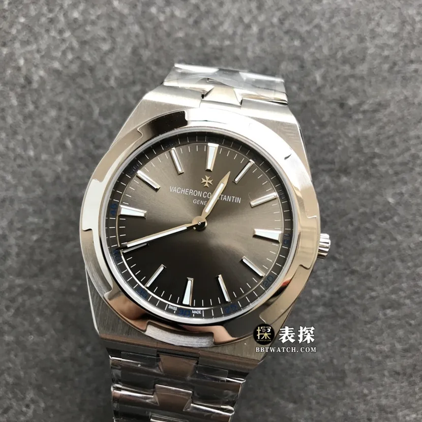 XF factory Vacheron Constantin 2000Vtop-tier 1:1high-quality watch men's dark gray plate steel bracelet model pictures and prices front live photo