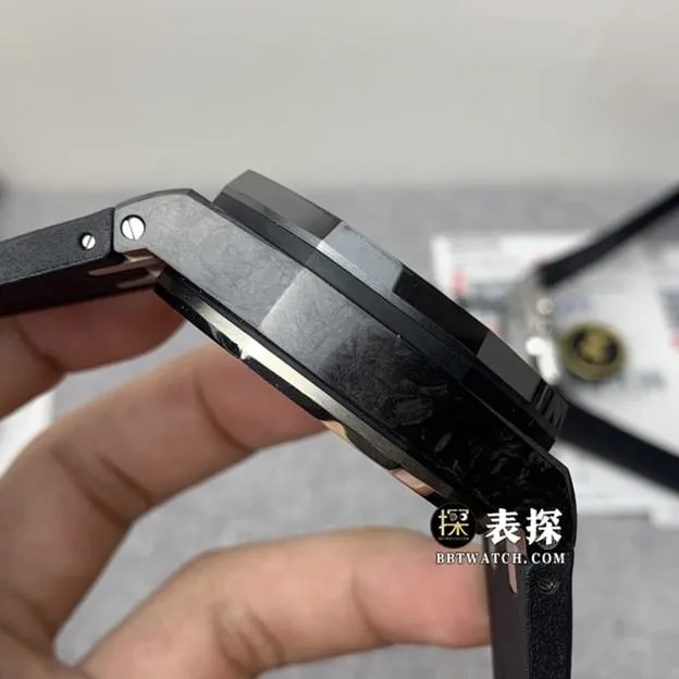 JF factory Audemars PiguetRoyal Oak offshore type 264001:1super watch men's black panda steel bracelet model pictures and prices front live photo