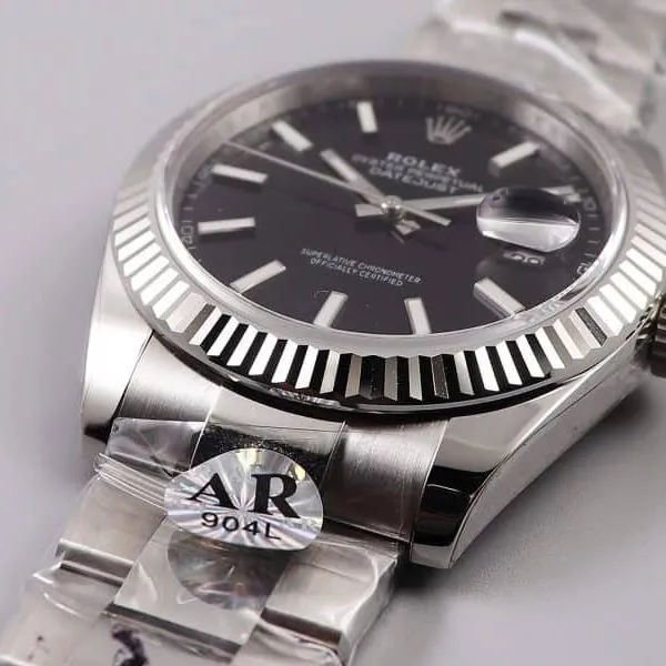 watch ar log Rolex126334black dial904lstainless steeldetail shots