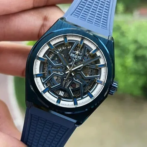 top-tier replicaLF Zenith DEFY series new and upgraded version of the hollow men's watch side view